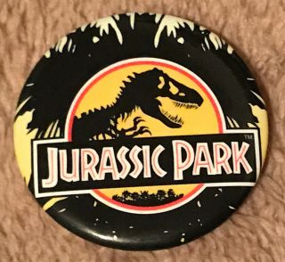1993 Jurassic Park Movie Promotional Pinback Button