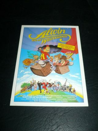 The Chipmunk Adventure,  Film Card [alvin,  Simon,  And Theodore]
