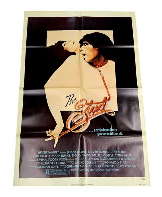 The Stud One Sheet Theatrical Movie Poster 27x41 Vintage Joan Collins Film