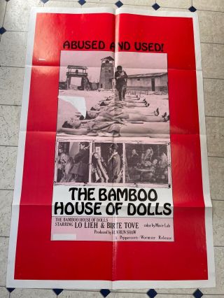 Bamboo House Of Dolls,  1973,  Poster,