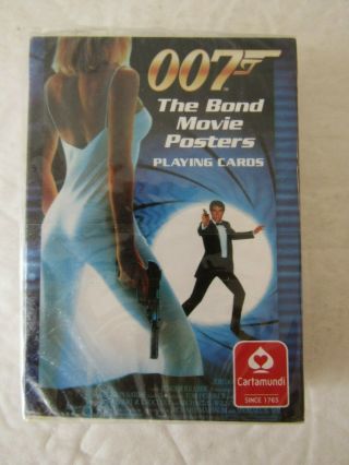 James Bond 007 Playing Cards " New/ " The Bond Movie Posters