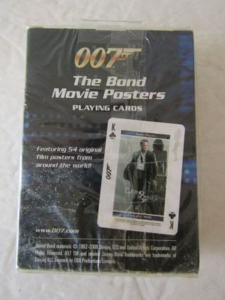JAMES BOND 007 PLAYING CARDS 