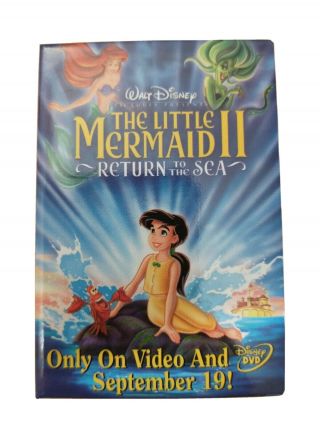 Walt Disney The Little Mermaid Ii Return To The Sea Dvd Promo Movie Button