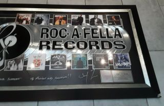 JAY - Z Roc - A - Fella Records =FRAMED RIAA 16X PLATINUM RAP LP RECORD CD AWARD= 3