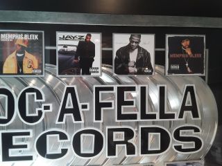 JAY - Z Roc - A - Fella Records =FRAMED RIAA 16X PLATINUM RAP LP RECORD CD AWARD= 4