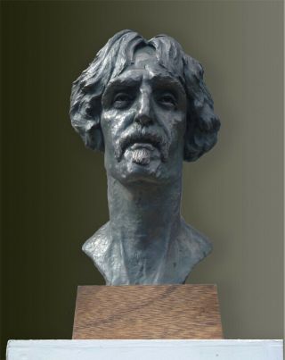 Bronze Resin Bust of Frank Zappa.  Signed Certified Edition of only 75 2
