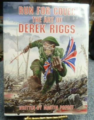 Run For Cover The Art Of Derek Riggs By Martin Popoff Hc Signed 2x Low 25/1500
