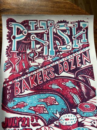 Phish Jim Pollock Bakers Dozen Poster Nyc Msg 2017 Print