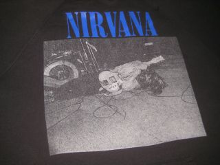 Vintage 1990s NIRVANA Blew Hoodie Bleach Kurt Cobain (NOT T - SHIRT) 90s Size XL 5