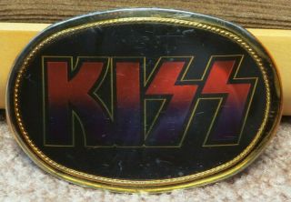 Kiss Officially Licensed Pacifica Logo Belt Buckle Aucoin 1977