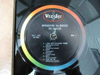 Beatles VINTAGE 1964 VJ INTRODUCING THE BEATLES BLANK BACK MONO COVER 4
