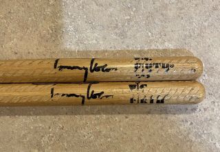 Motley Crue Tommy Lee 1986 Theater Of Pain Custom Tour Drumsticks Stage