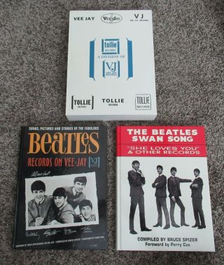 Beatles Beatles Records On Vee Jay & Swan Song Bruce Spizer Books W Case