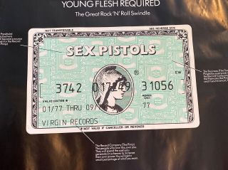 The Sex Pistols Young Flesh Required Poster
