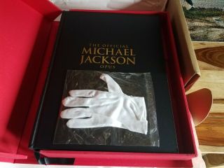 Official MICHAEL JACKSON OPUS Book & Glove 1st Edition RARE 4