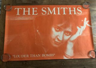 The Smiths Louder Than Bombs Promo Poster Sire Records Us 21x33