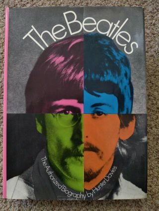 Beatles Orig Us 1968 " The Beatles " By Hunter Davies Book Signed By The Author