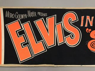 Elvis 1966 Spinout Movie Banner / MGM Film / Direct From Memphis 3