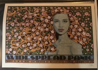 Chuck Sperry Widespread Panic Poster Washington Dc 2019 Signed And Numbered