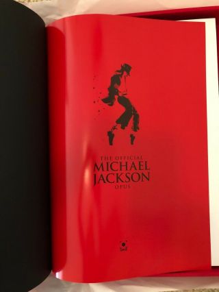 1st Ed.  Official Michael Jackson OPUS Book & Glove,  accessories 5
