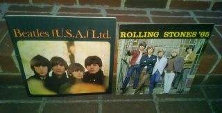 Vintage 1965 Beatles And Rolling Stones Concert Tour Book Color Cover Programs