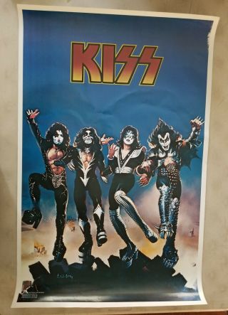 15 Kiss Aucoin Vintage Rare Destroyer Posters 1976 Boutwell Nos