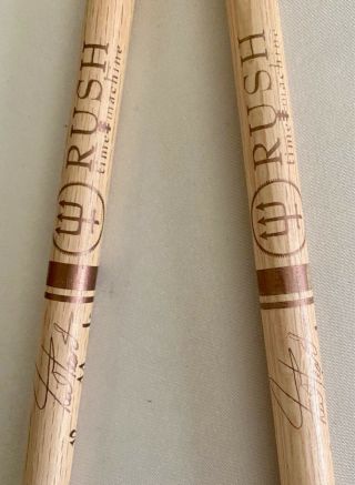 Vintage Rare Rush Unsed Onstage Neil Peart Drumsticks From Time Machine Tour
