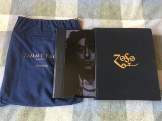 Jimmy Page Zoso Genesis Publications Signed Led Zeppelin Leather Book Collectors