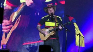 Ed Sheeran Owned & Stage Worn Colombia Shirt W/ Photo Proof (50 Off)