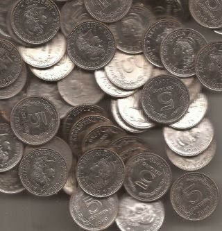 100 Monedas Argentinas 5 Centavos AÑo 1959 Km 53