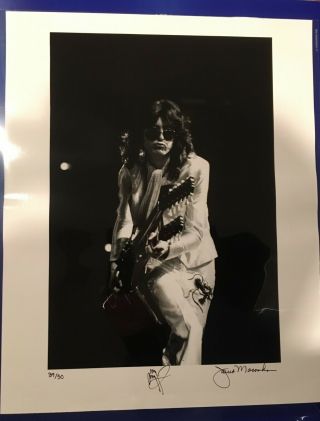 Jimmy Page Led Zeppelin Signed Autograph And Numbered Fine Art Print 39/50