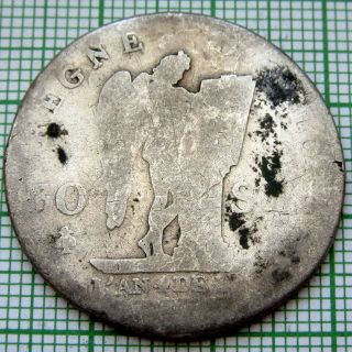 France Louis Xvi 1792 A 30 Sols,  FranÇois,  Silver
