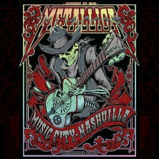 Metallica Nashville 1/24/19 - Ap Foil By Squindo