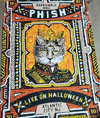 Phish Halloween 2010 Poster - Boardwalk Hall Atlantic City - Signed & Numbered