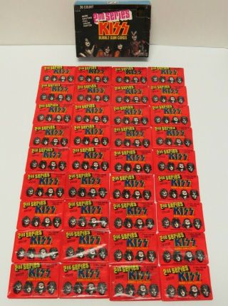 Kiss Donruss Series Ii 36 Pack Full Box 1978 Aucoin