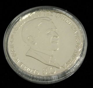2004 $10 George W Bush - Silver - Commemorative Coin - Proof