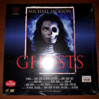 Michael Jackson Ghosts Laser Disc Limited Edition Never Opened Rare