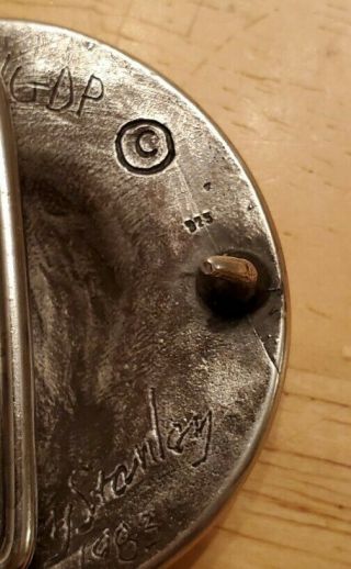 OWSLEY STANLEY SILVER SYF BUCKLE 4