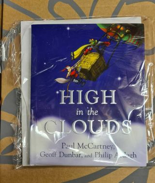 Paul Mccartney Signed Autograph " High In The Clouds " Book Childrens Book Hb