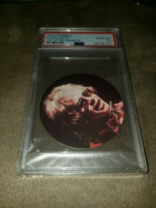 1970 Tonibell Pop Star Discs Elton John Rookie - Psa 10 Gem