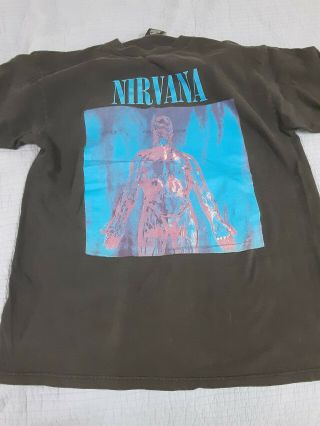 Vintage Nirvana Sliver T - Shirt Giant Brand Size Xl Owner Grunge