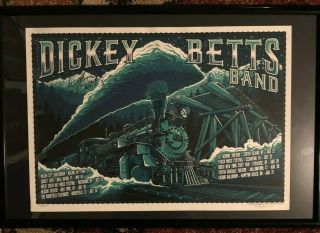 Allman Brothers Dickey Betts Poster 78/200,  Signed By Dickey,  Son Duane & Artist