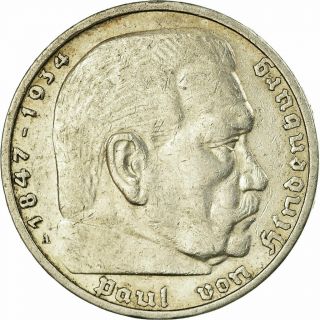 [ 725639] Coin,  Germany,  Third Reich,  5 Reichsmark,  1936,  Berlin,  Ef,  Silver