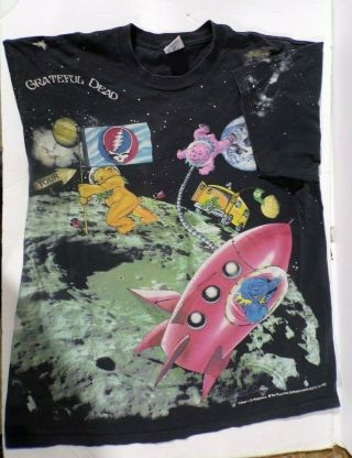Grateful Dead Standing On The Moon 1995 " Tour T - Shirt " Size Xl Vintage