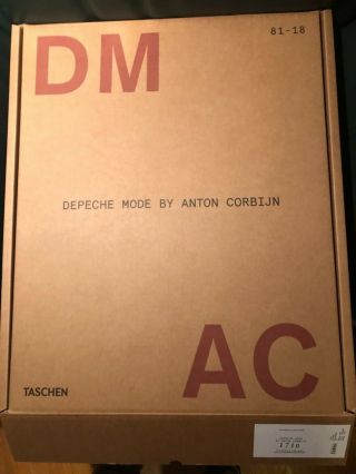 Depeche Mode Taschen Xxl Book By Anton Corbijn Dm Ac Signed Limited