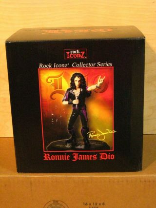 Ronnie James Dio Knuckle Bonz Rock Iconz Collector Series Statue - Mib