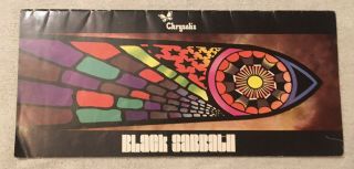 1970’s Black Sabbath Concert Programme Signed - Black Sabbath,  Freedom,  Curved Air
