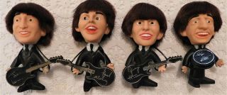 Beatles Remco Doll Set of Four Soft Body Dolls with Instruments and Boxes 2