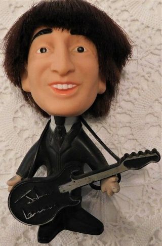 Beatles Remco Doll Set of Four Soft Body Dolls with Instruments and Boxes 4