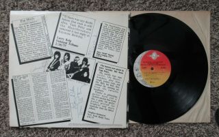 Tom Petty Vintage Full Band Signed 1977 Tom Petty & The Heartbreakers Promo Lp